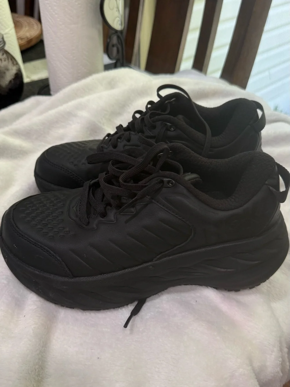 Hoka Men's All-Black Cushioned Athletic Shoes